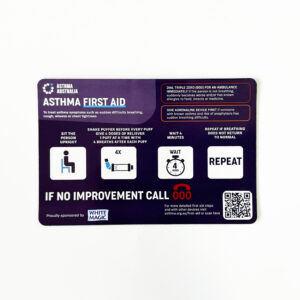 Asthma First Aid Magnet