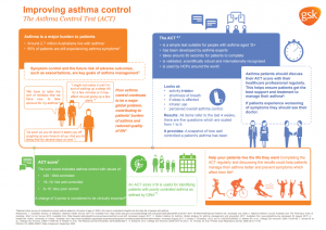 Asthma control test: What it is how and how it works