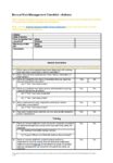 Risk Management Checklist - Sample Template