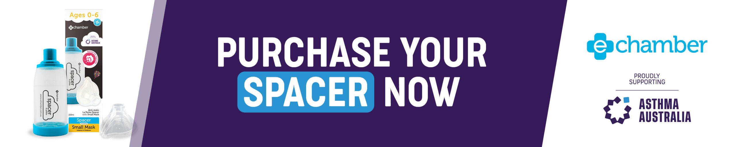 Purchase your spacer now, Asthma Australia, echamber