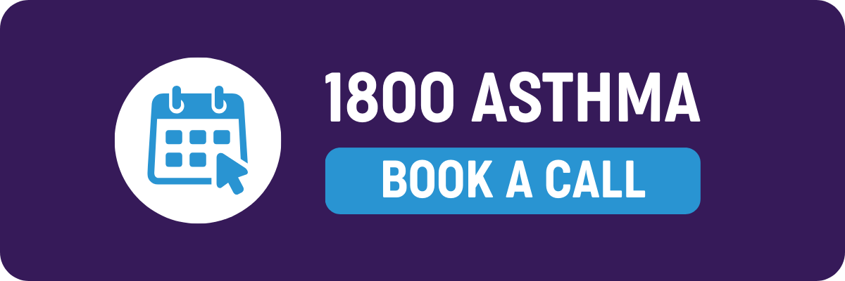 1800 Asthma, Book a call, Asthma Australia, Asthma Educators
