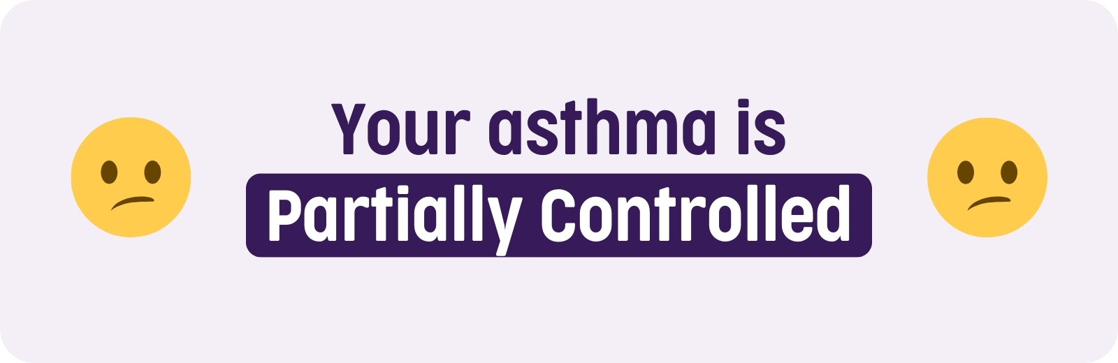 Asthma Control Questionaire, Partially Controlled Asthma