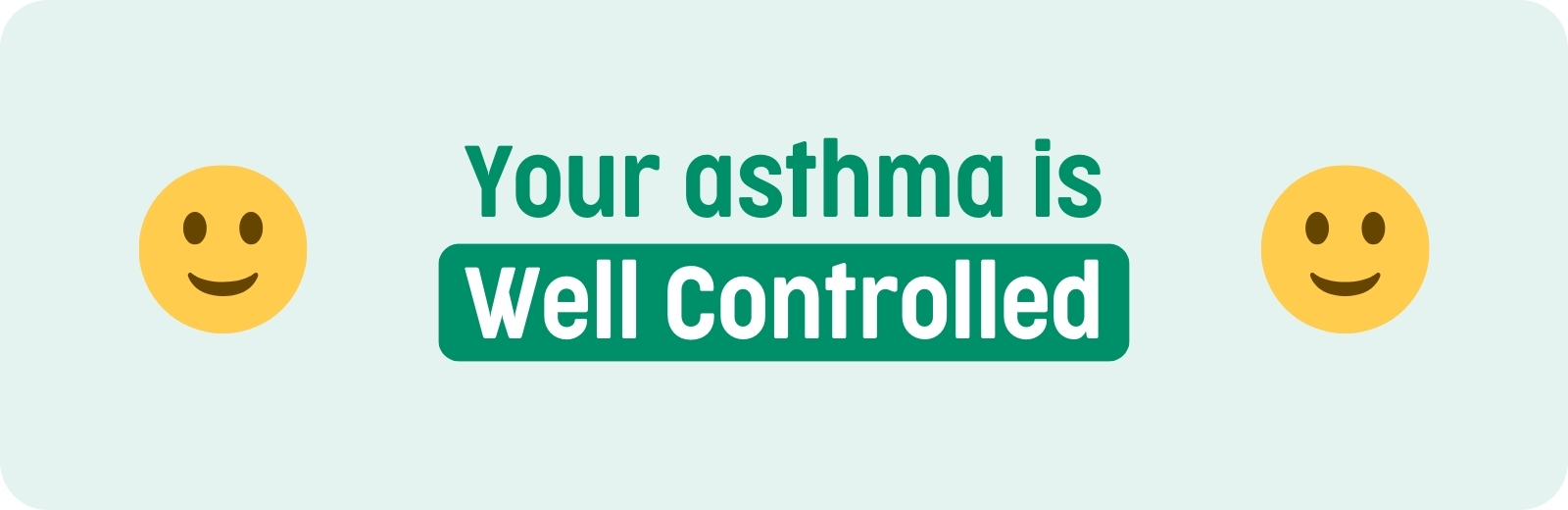 Asthma Control Questionaire, Well Controlled Asthma