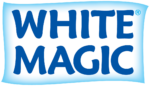 white magic logo, no background, transparent background