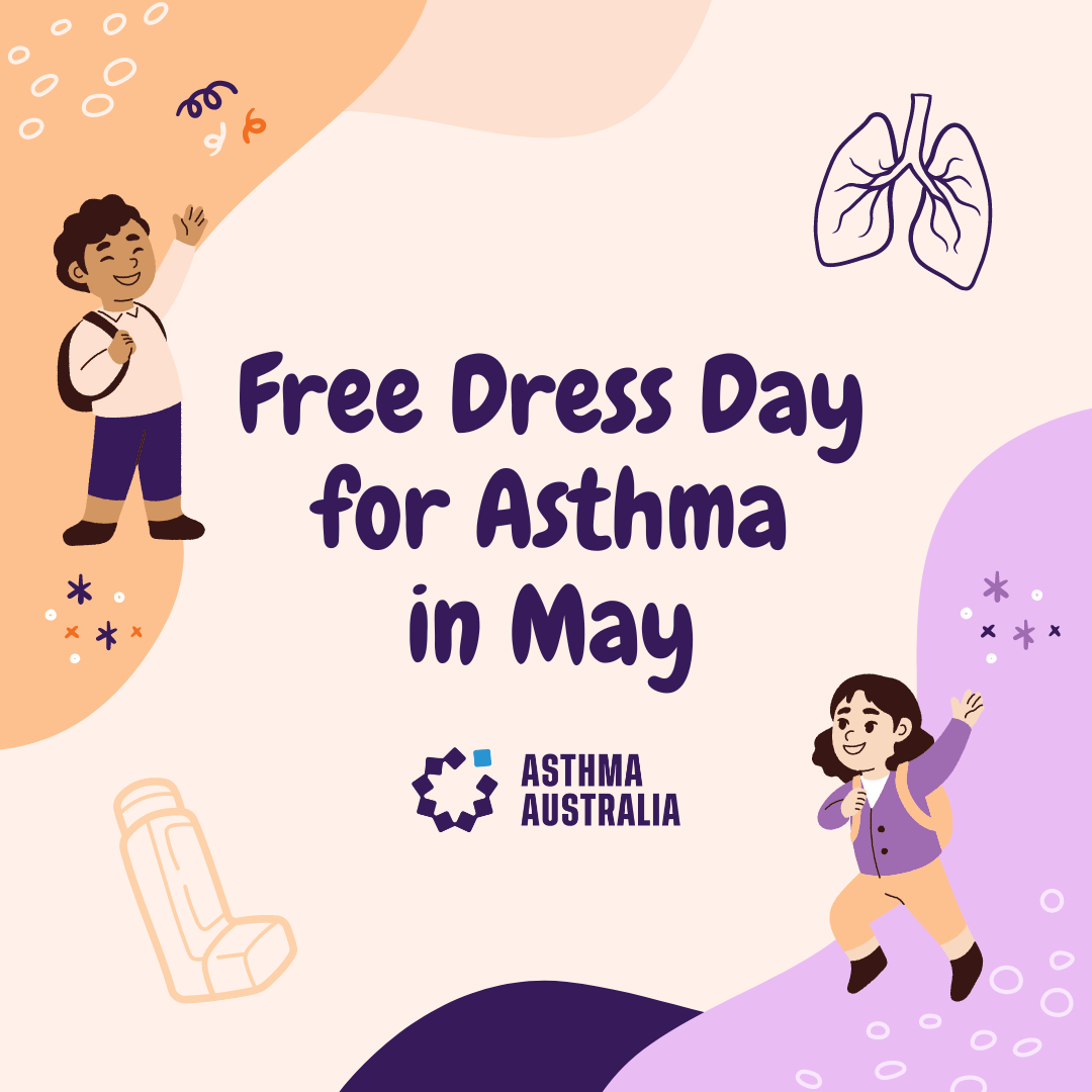 Asthma Australia Launches Free Dress Day In May To Raise Money And 