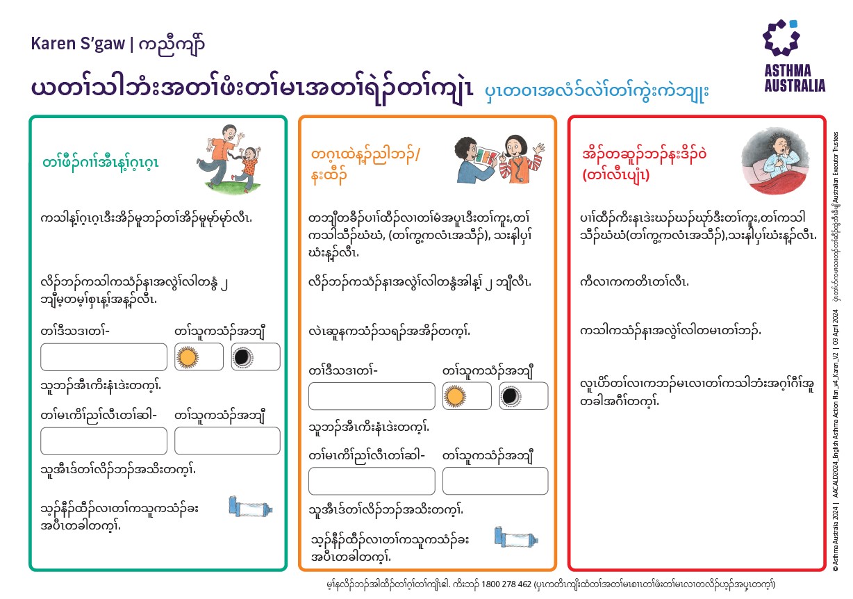 Karen AAP Thumbnail Karen: Asthma Action Plan