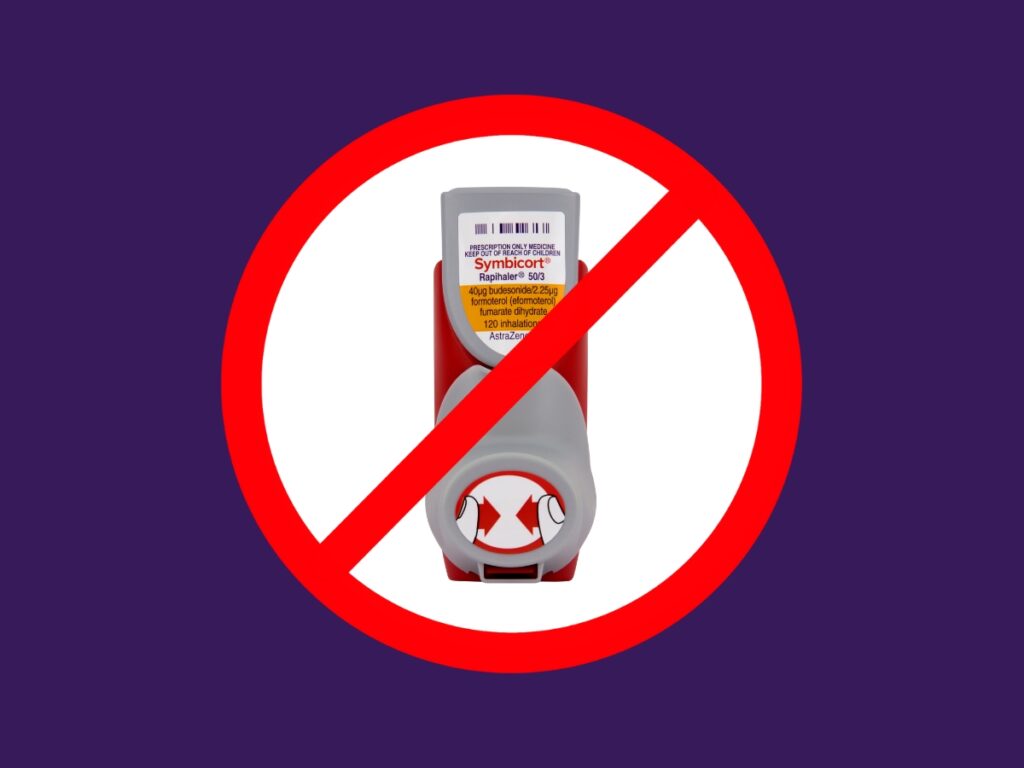 SYMBICORT RAPIHALER 50/3 DISCONTINUED