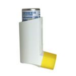 Fluticasone Cipla Inhaler with white space