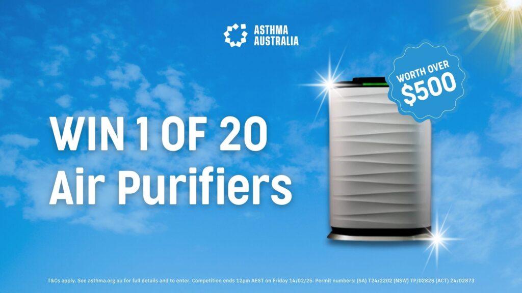 Win an air purifier Asthma Australia Back to School