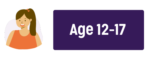 Asthma Control Test teen 12-17 button