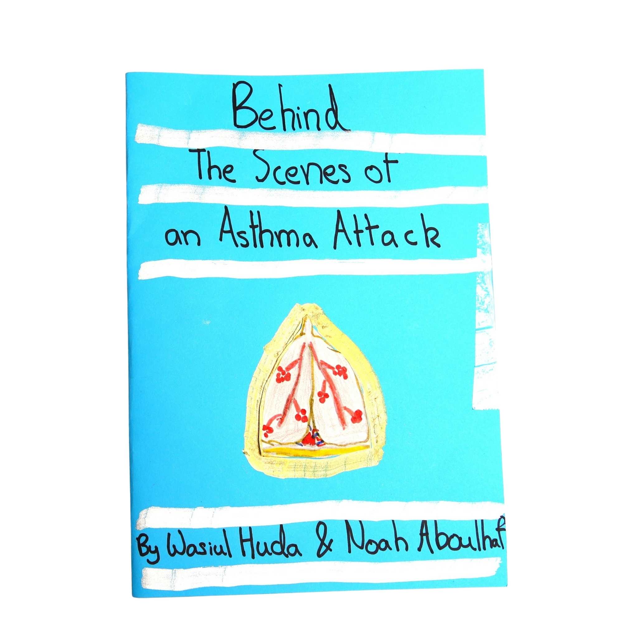 We made a pop up book showing what happens to the lungs during an asthma attack and shows the medication needed.