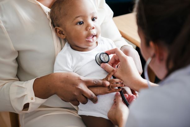 Doctor Providing Asthma Treatment to Baby Using Nebules Medication, Supported by Asthma Australia