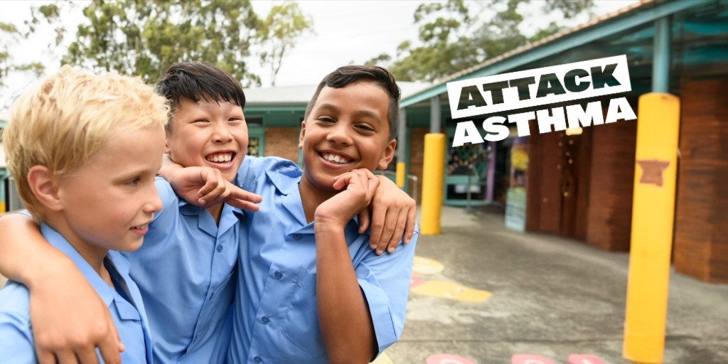 Attack Asthma Back to School 2026 footer webpage