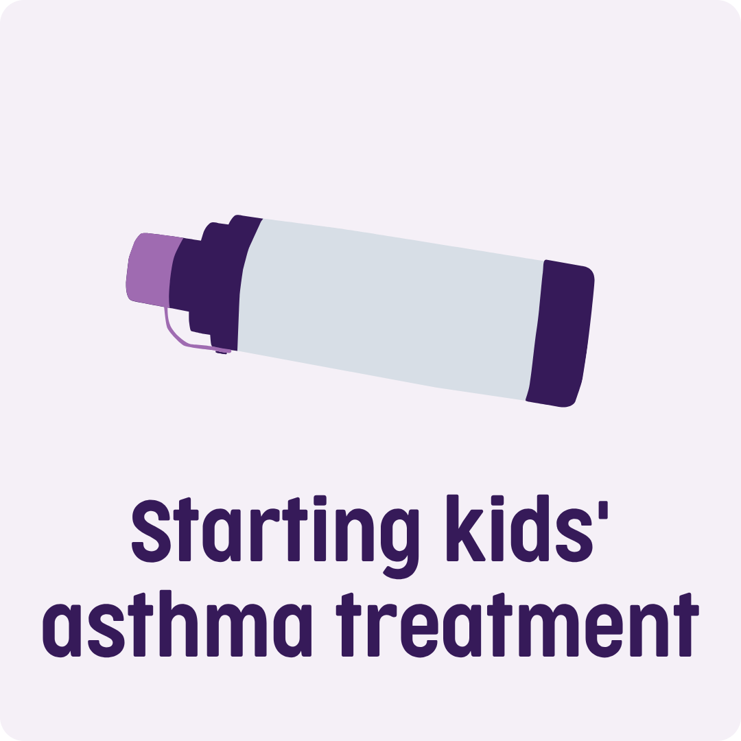 Starting kids' asthma treatment