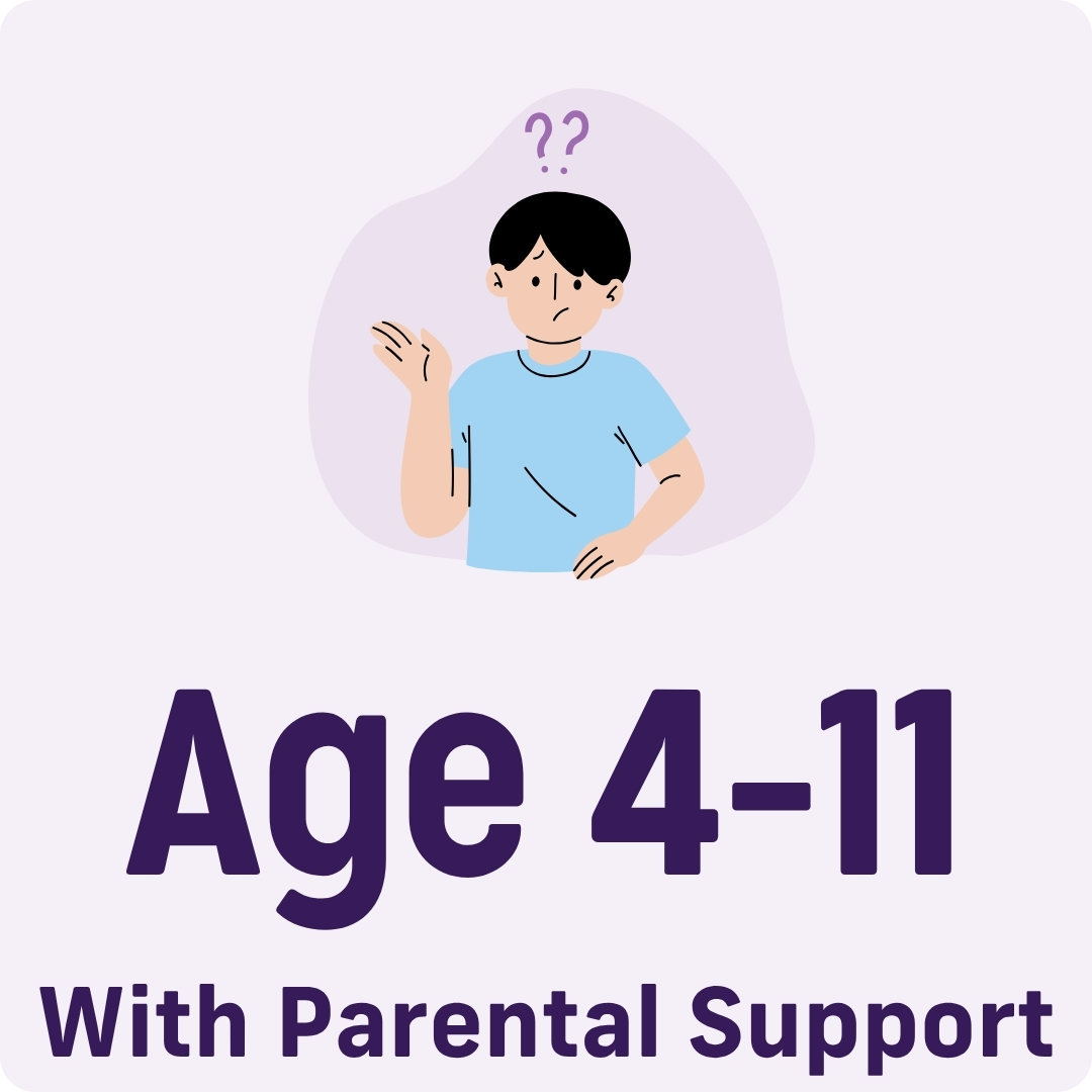 Age 4-11 Asthma Control Test button