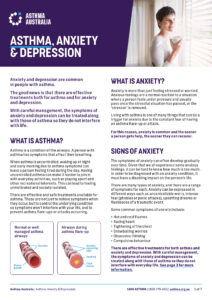 Asthma and Mental Health Information Sheet from Asthma Australia