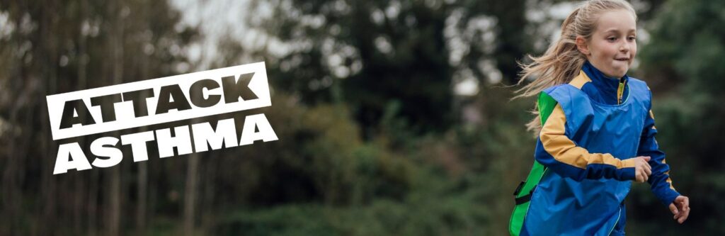 Attack Asthma Winter Campaign Banner Promoting Asthma Awareness by Asthma Australia