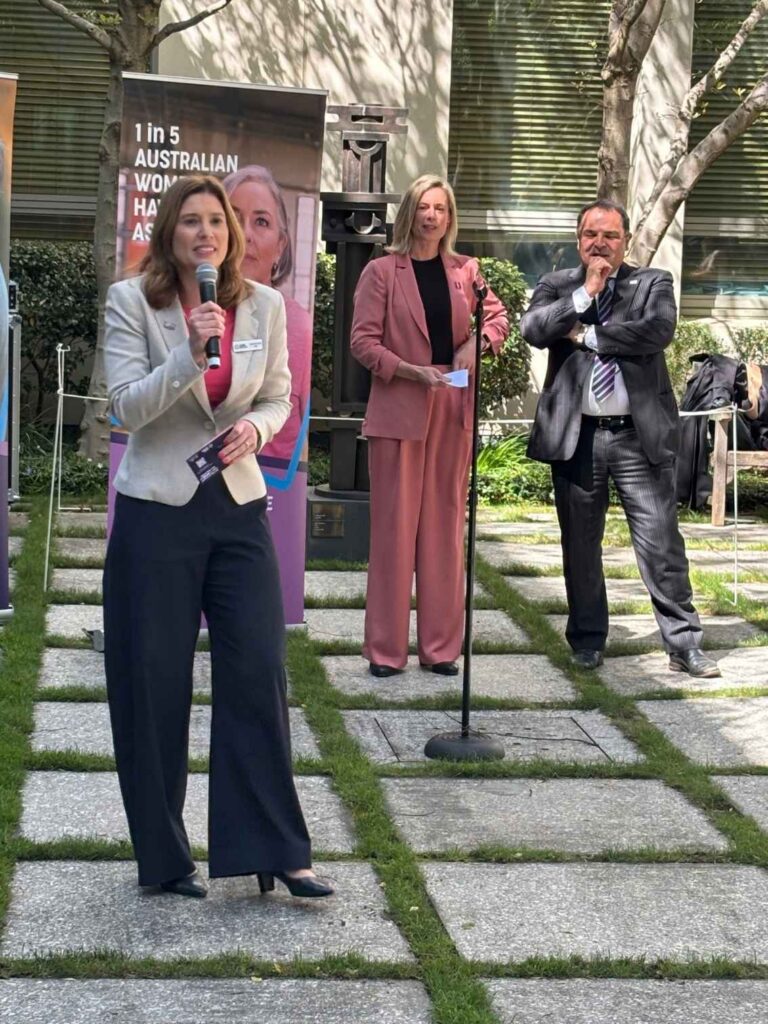 Kate speaking