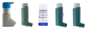 Range of Asthma Reliever Inhalers Designed for Children asthma-inhaler-devices-lineup